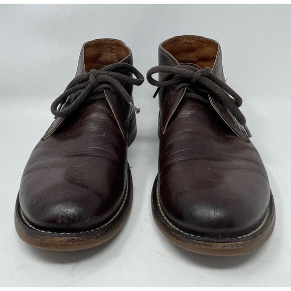 FRYE Men\'s Brown Leather Lace Up Chukka Boots/Shoes Size 8.5D main image 14